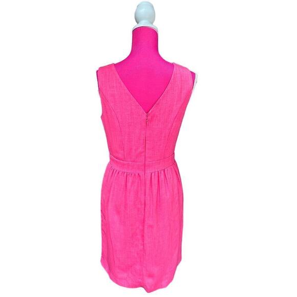 Ellen Tracy EUC Pink Beaded Fit & Flair with Pockets Size 4 - Picture 5 of 10